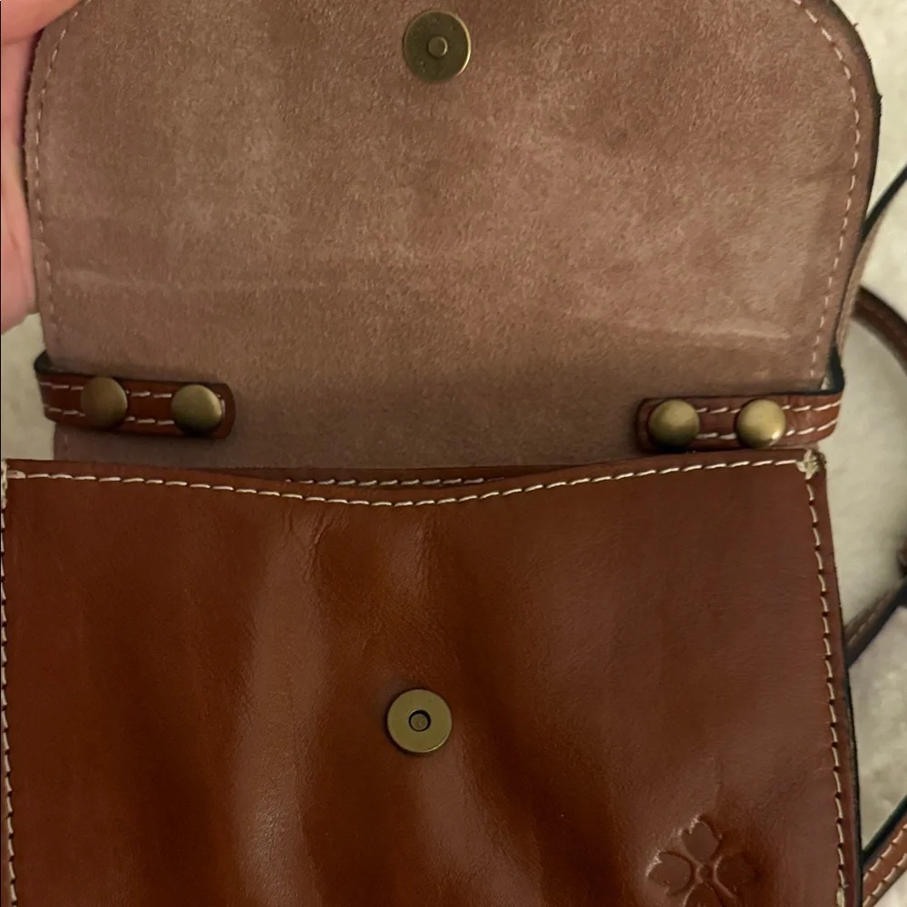 Patricia Nash, Brown Leather Torri Crossbody Bag - Picture 3 of 7